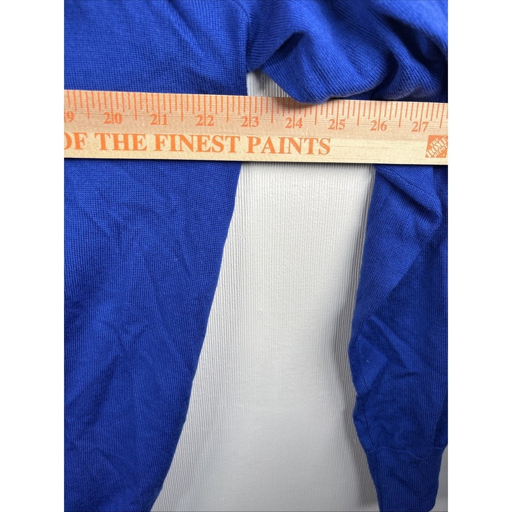 Polo Golf Ralph Lauren Sweater Mens XL Blue Washable Merino Wool Mock Neck - Picture 6 of 10